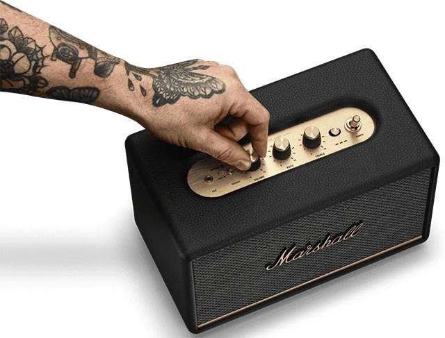 Il design dell'altoparlante Bluetooth di Marshall (modello Acton III)