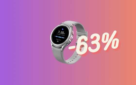 Samsung Galaxy Watch4 Classic: FOLLE 63% di sconto Amazon