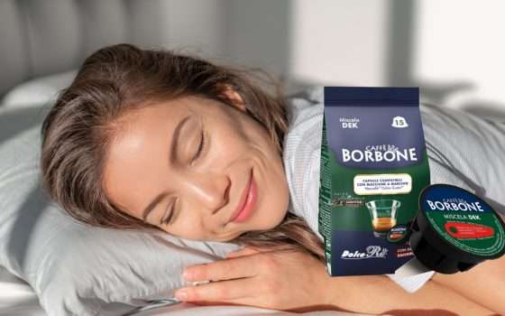 Stop INSONNIA con le Capsule DEK Caffè Borbone in PROMO