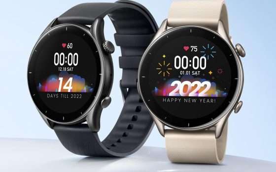 Amazfit GTR 3: lo splendido smartwatch a un prezzo MAI VISTO su Amazon