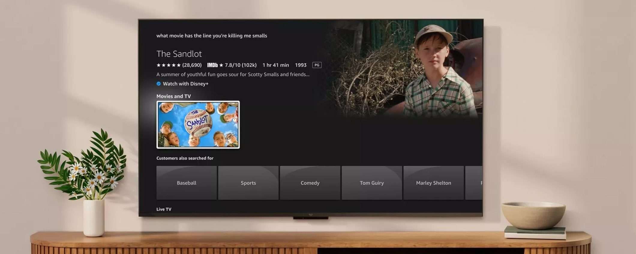 Amazon Fire TV: ricerca vocale con IA generativa