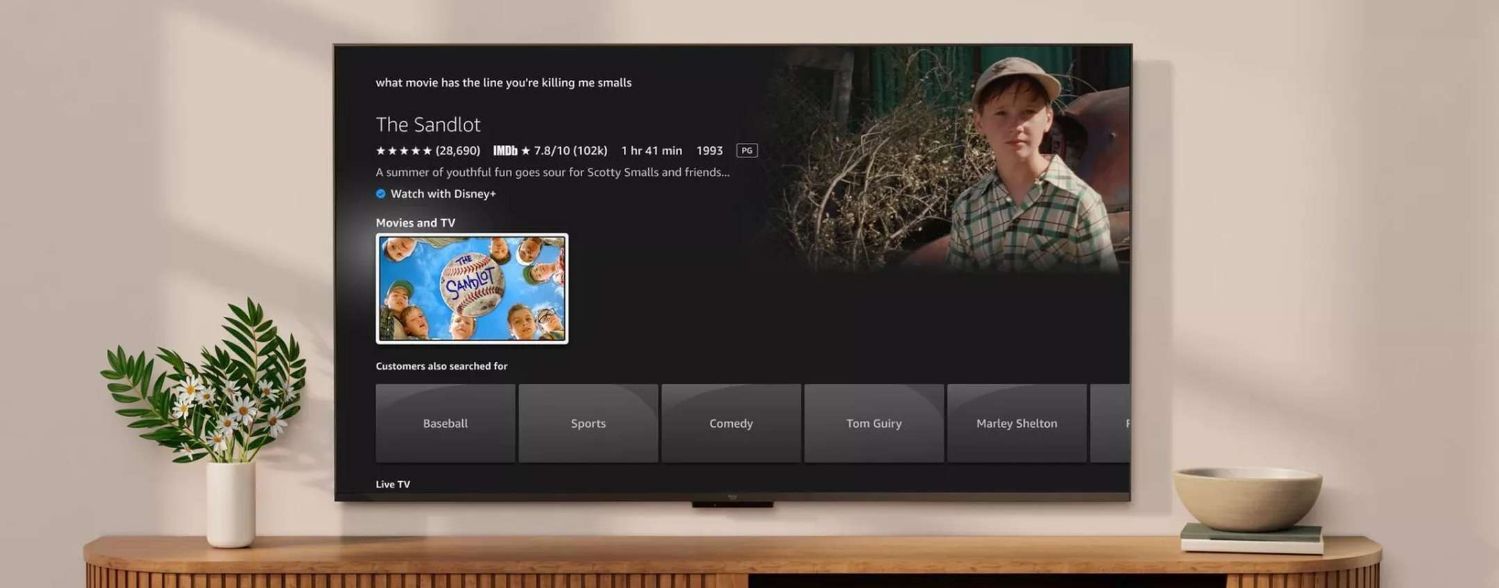 Amazon Fire TV: ricerca vocale con IA generativa