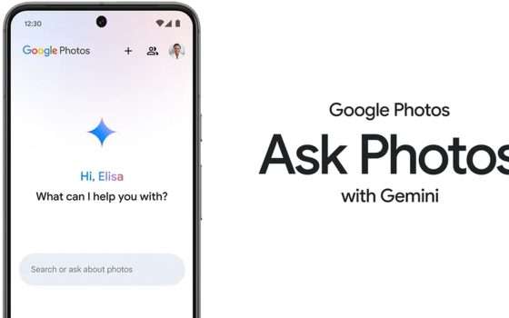 Gemini cerca le immagini in Google Foto