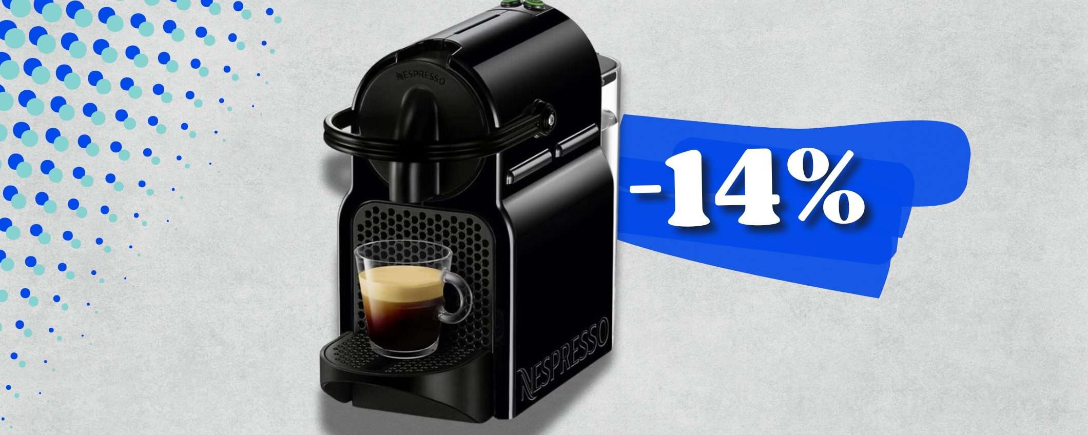 TORNA in sconto la Nespresso Inissia: piccole dimensioni ma caffè SUPER