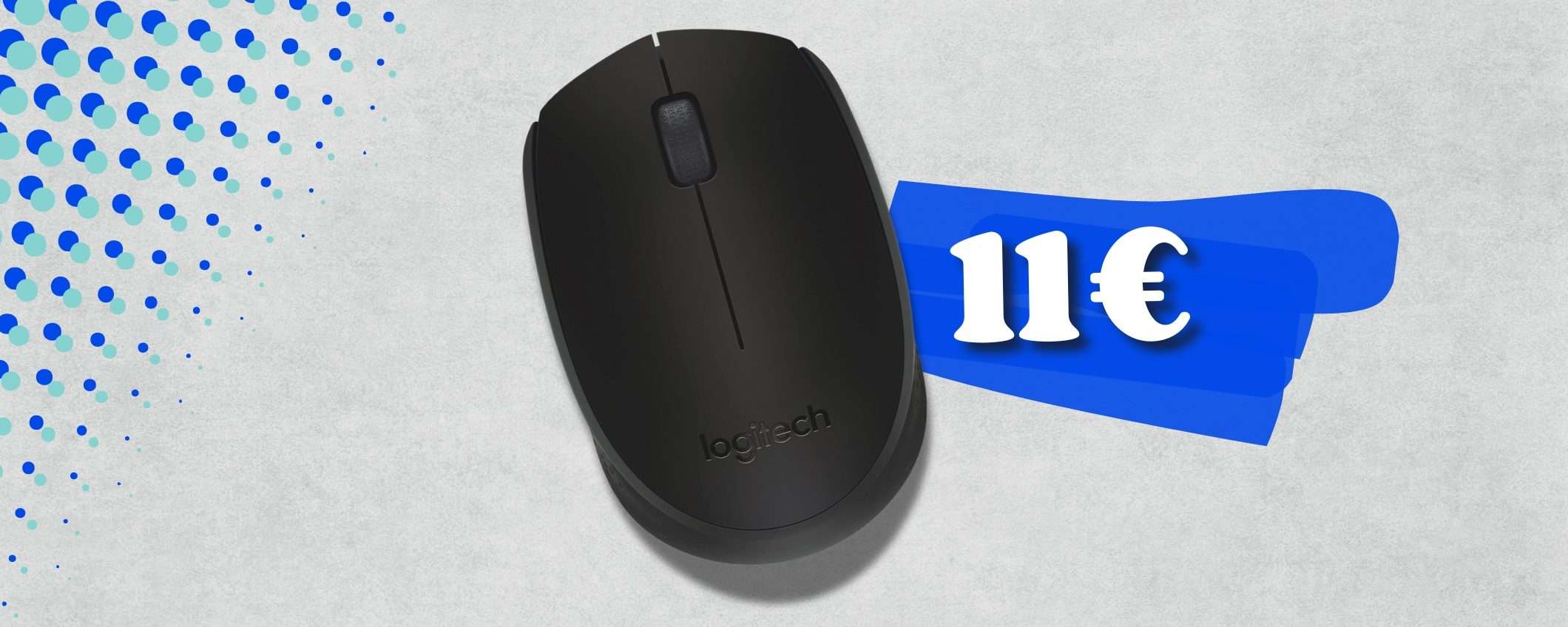 Logitech: questo mouse Wireless a soli 11€ è un vero AFFARE