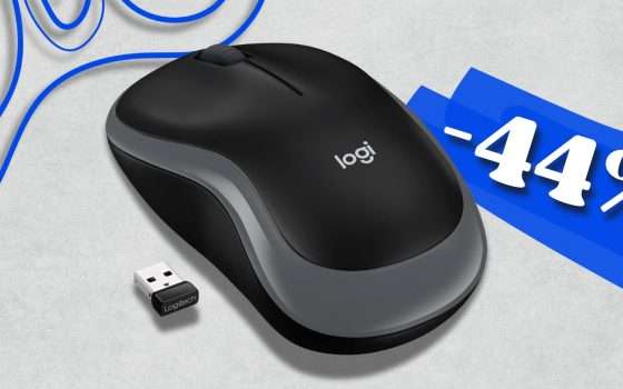 Logitech M185, mouse wireless sotto i 10€ che soddisfa CHIUNQUE