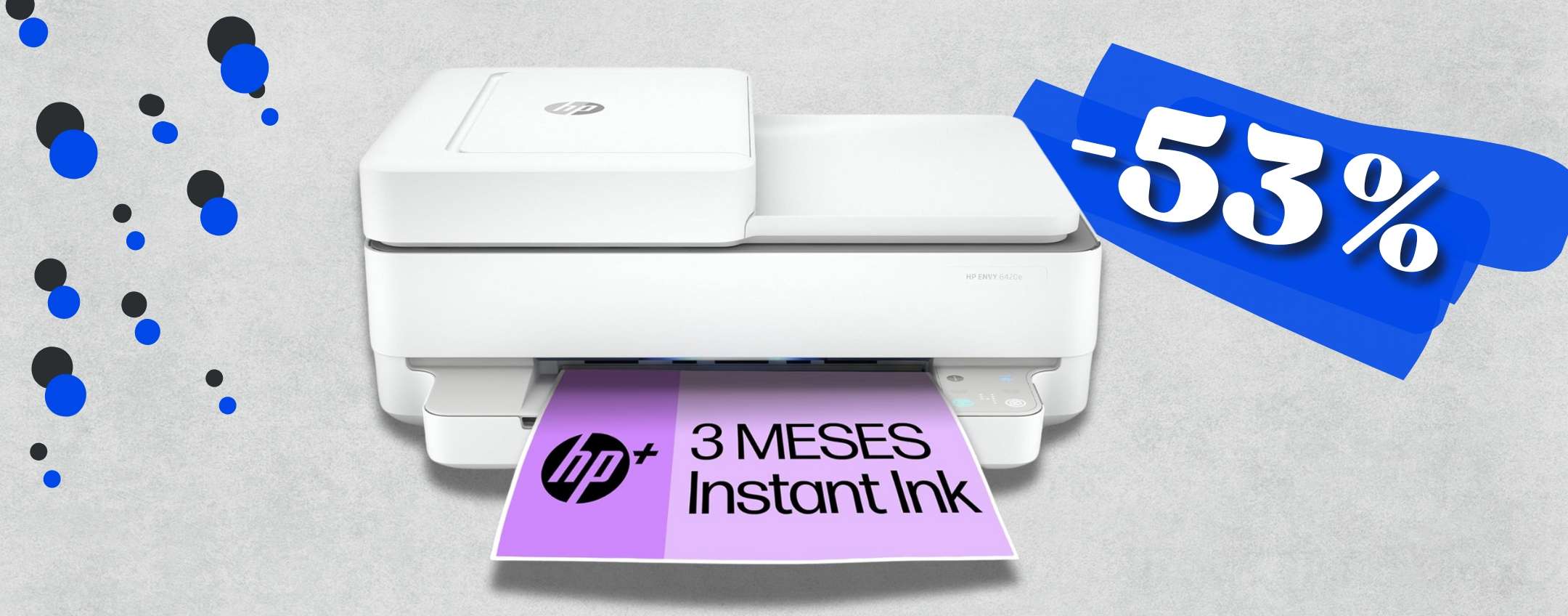 Metà prezzo per questa Stampante HP: WiFi, fronte e retro e scanner