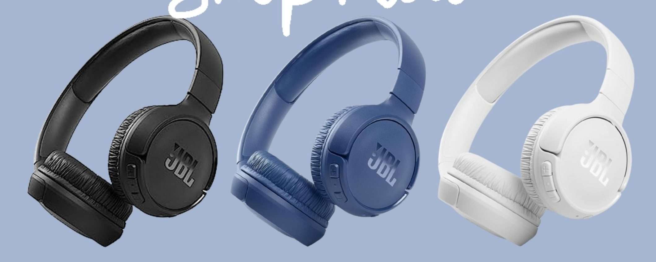 Cuffie JBL Tune 510BT: su Amazon tornano in grande sconto (-48%)