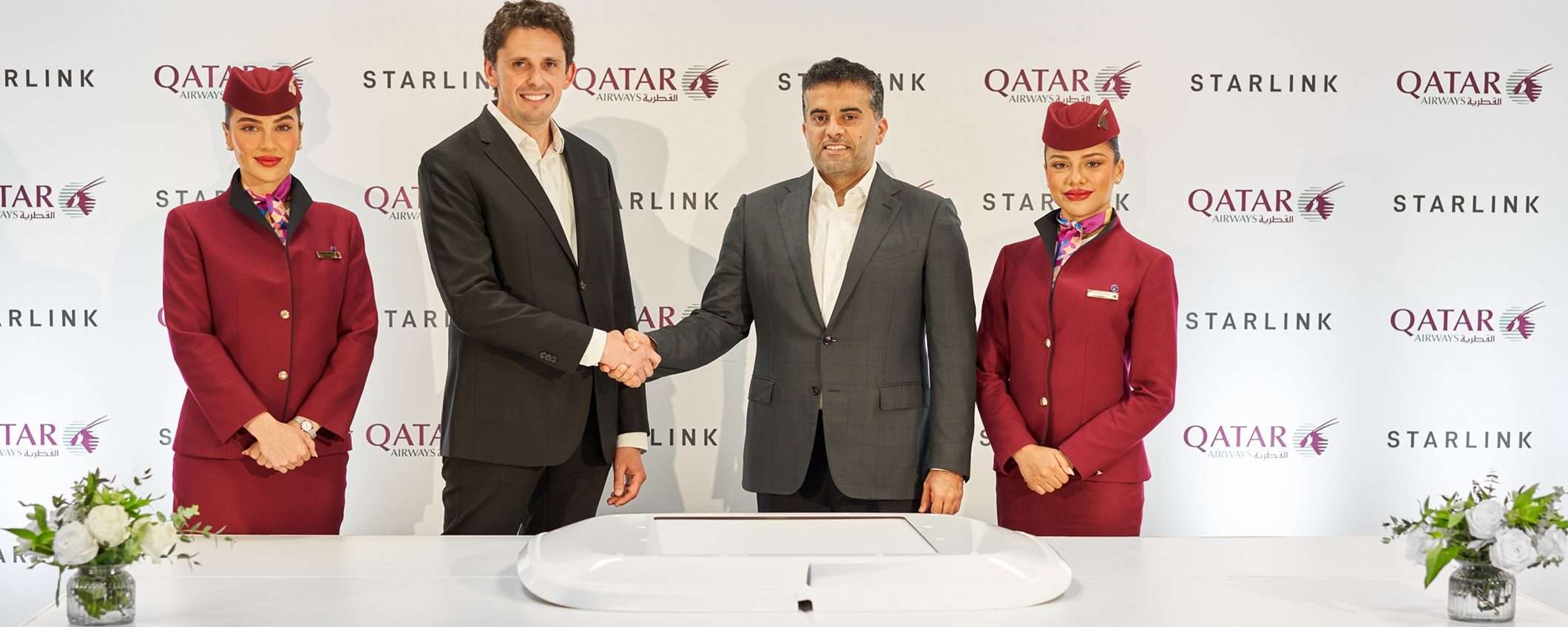 Qatar Airways porta il Wi-Fi ultraveloce di Starlink a bordo