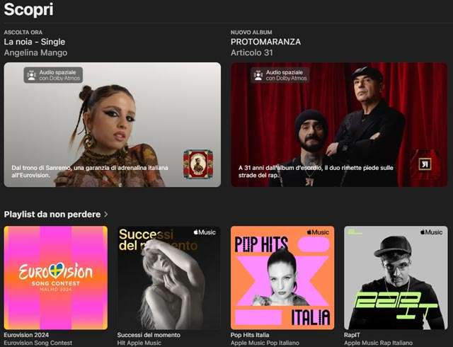 Lo streaming su Apple Music