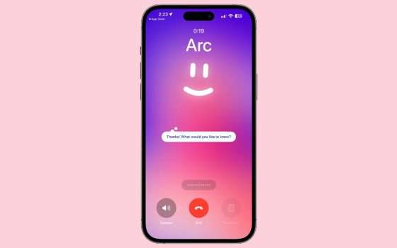 Call Arc di Arc Search fornisce risposte AI vocali istantanee