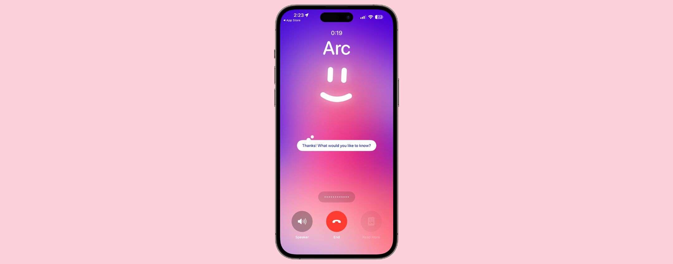 Call Arc di Arc Search fornisce risposte AI vocali istantanee