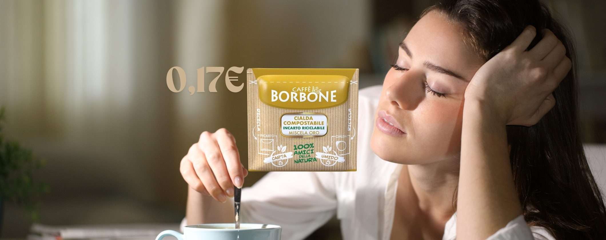 Cialde Caffè Borbone Miscela Oro a soli 0,17€ su Amazon