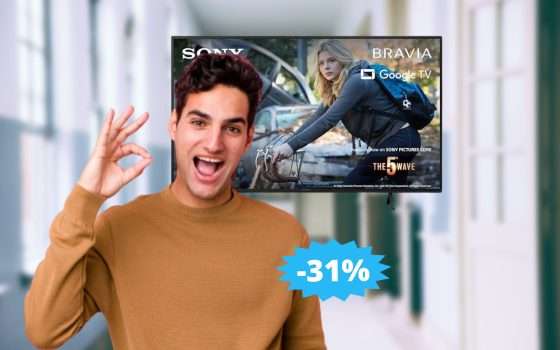 Smart TV Sony BRAVIA: MEGA sconto del 31% su Amazon