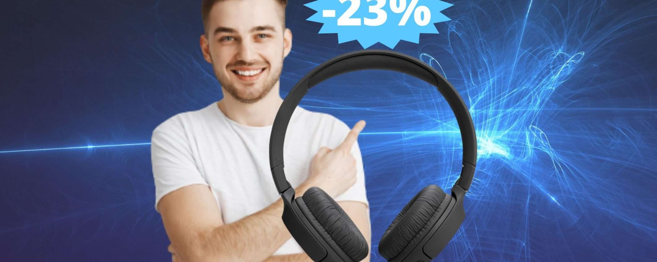 Cuffie JBL Tune 520BT: IMPERDIBILI con il 23% di sconto