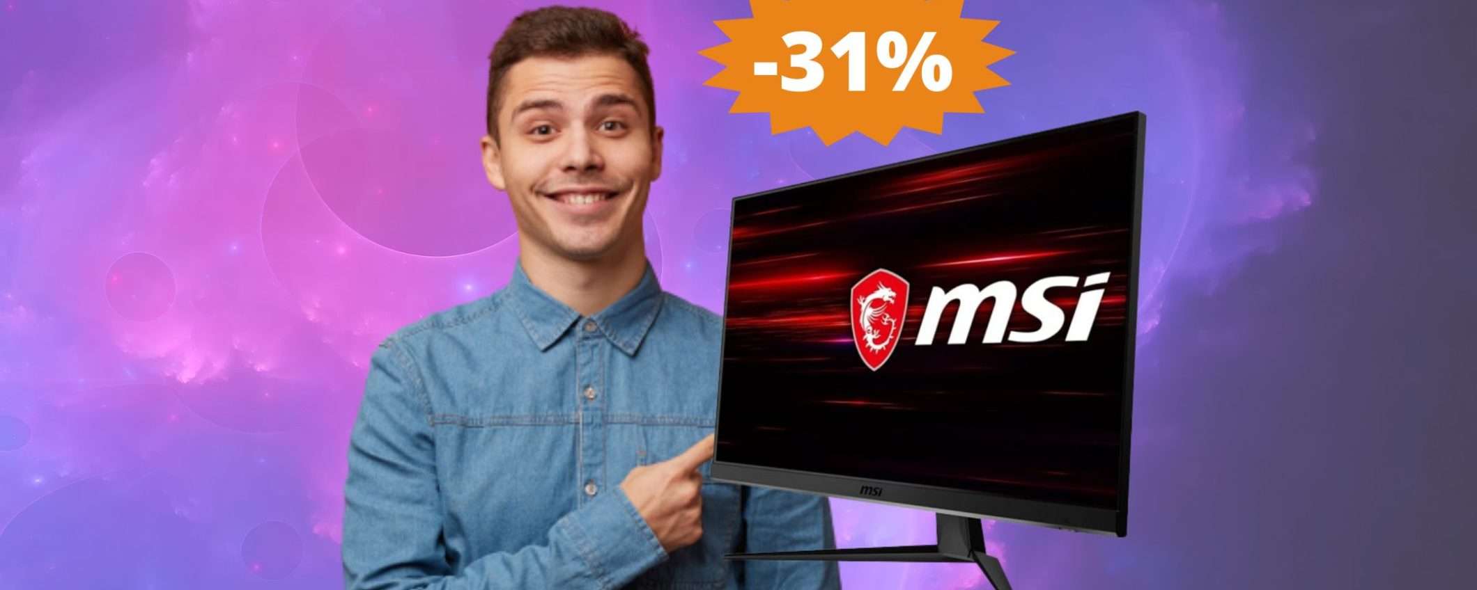 Monitor da gaming MSI: un AFFARE da non perdere (-31%)