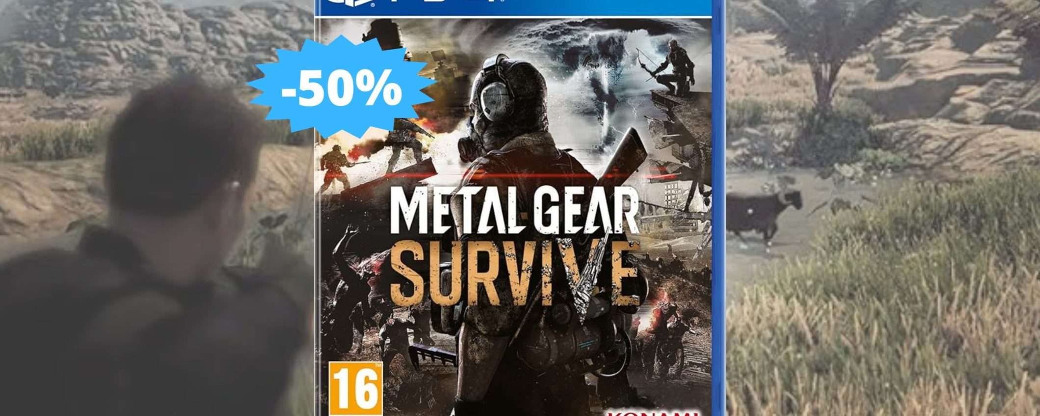 Metal Gear Survive per PS4: sconto FOLLE del 50% su Amazon