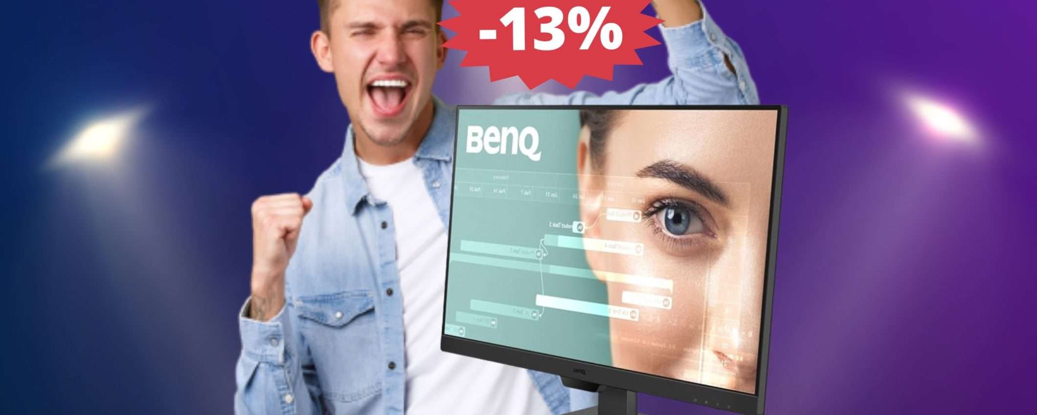 Monitor da gaming BenQ: SUPER sconto del 13% su Amazon
