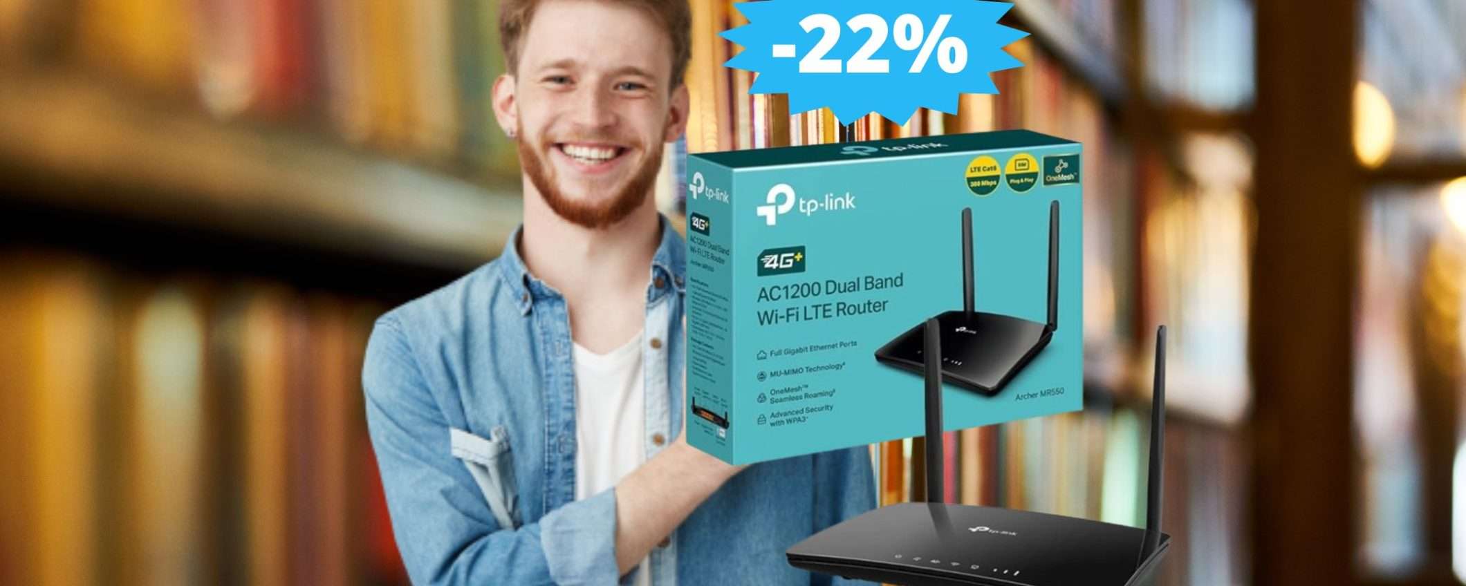 Router TP-Link Archer MR550: SUPER sconto del 20% su Amazon