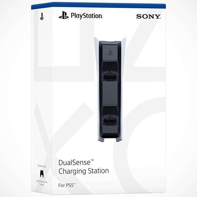 La confezione della DualSense Charging Station