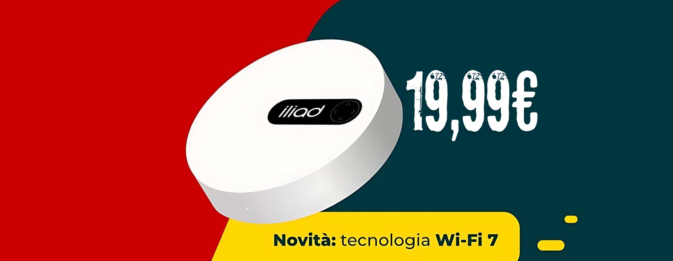 Fibra a soli 19,99€ al mese con Iliad, per SEMPRE