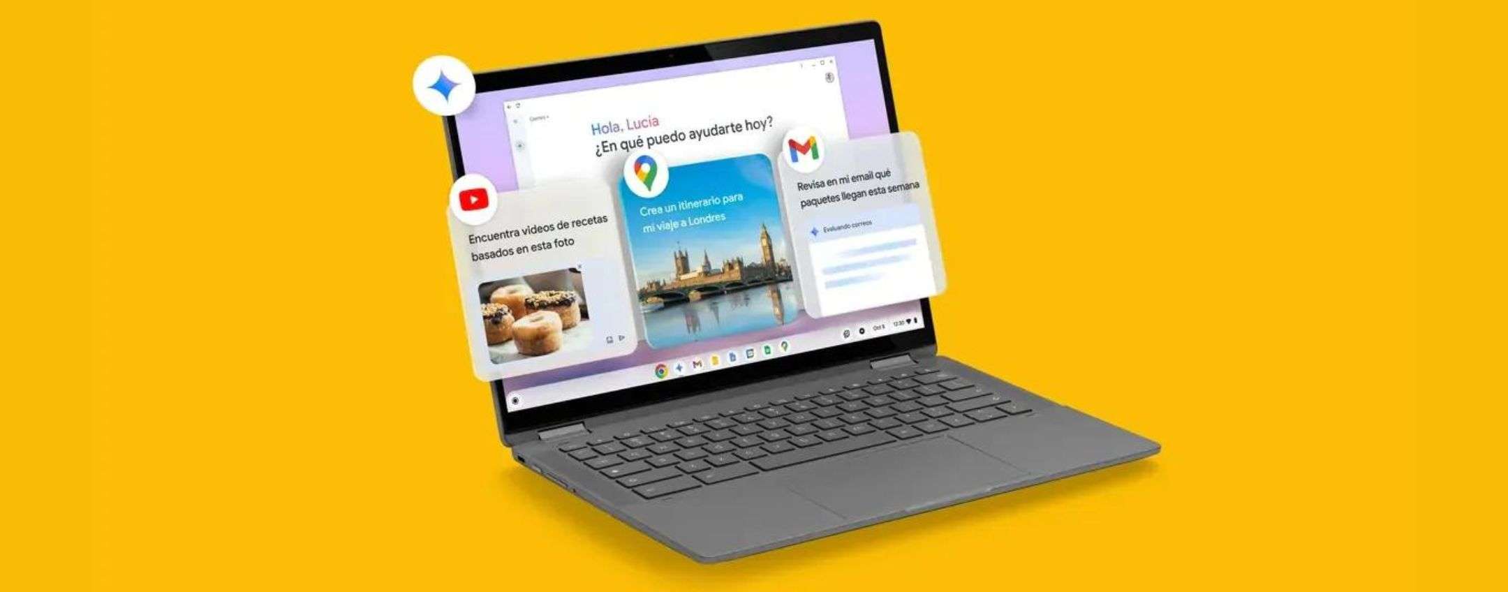 Google Gemini sbarca sui portatili Chromebook Plus