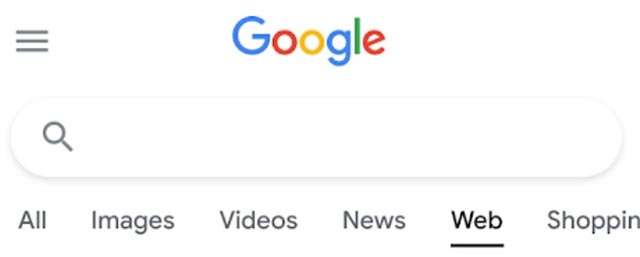 Google aggiunge il pulsante Web al motore di ricerca