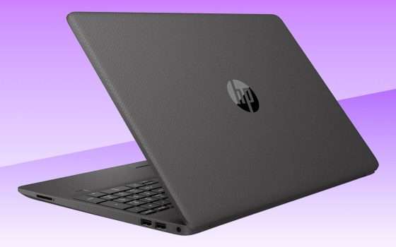 Notebook HP (CPU Intel, 8/256GB) a solo 282€: l'affare di oggi