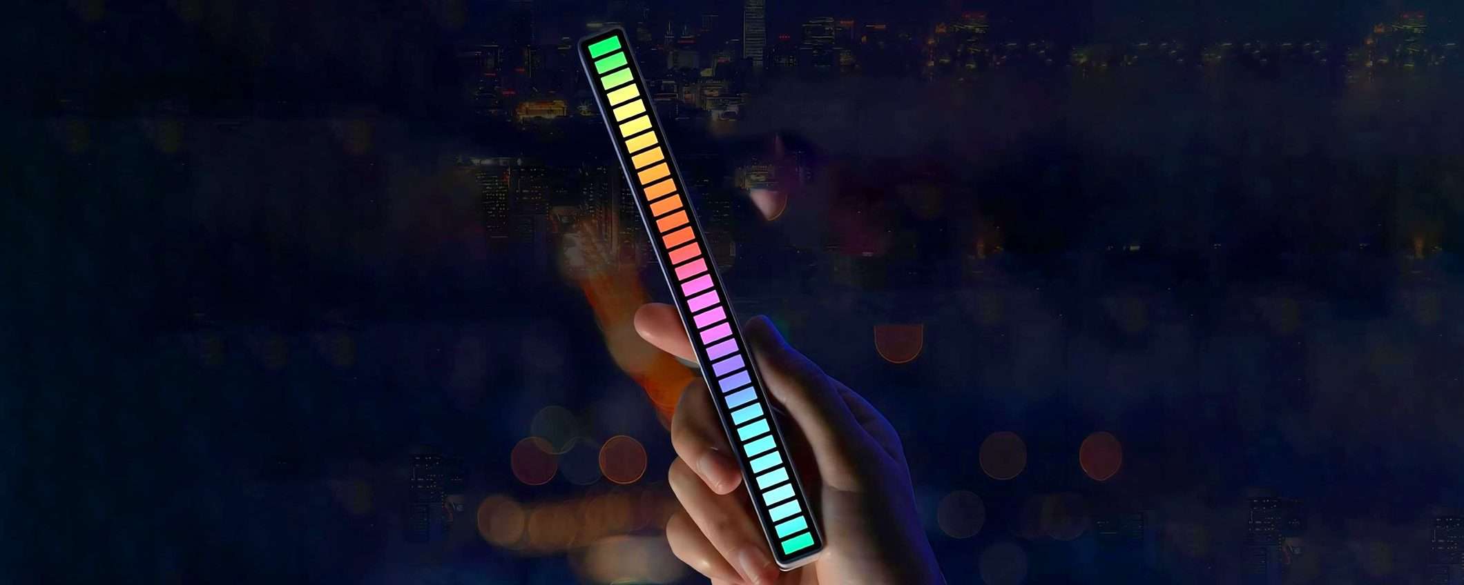 Luce LED attivata da musica e voce: tua a soli 4,79€