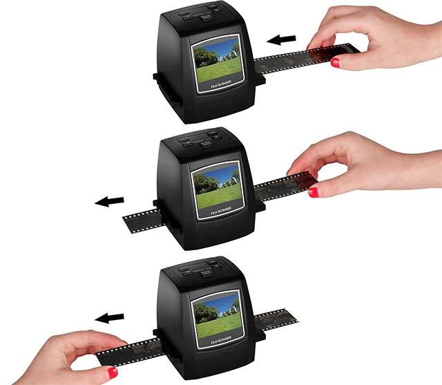 Il mini scanner digitale per negativi e diapositive