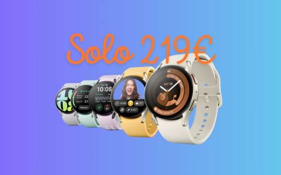 Samsung Galaxy Watch6: con il DOPPIO SCONTO è tuo a 219€