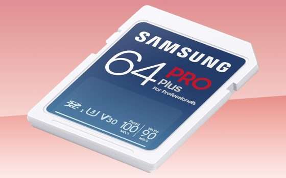 Samsung PRO Plus: SD professionale da 64 GB a 10€