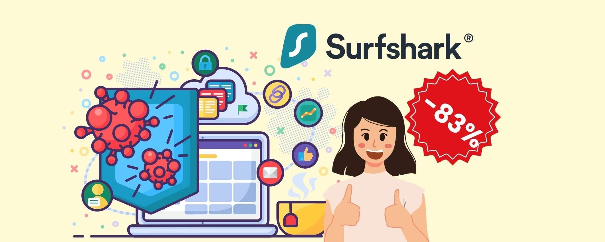 Surfshark: sicurezza all-in-one per tutti i tuoi dispositivi