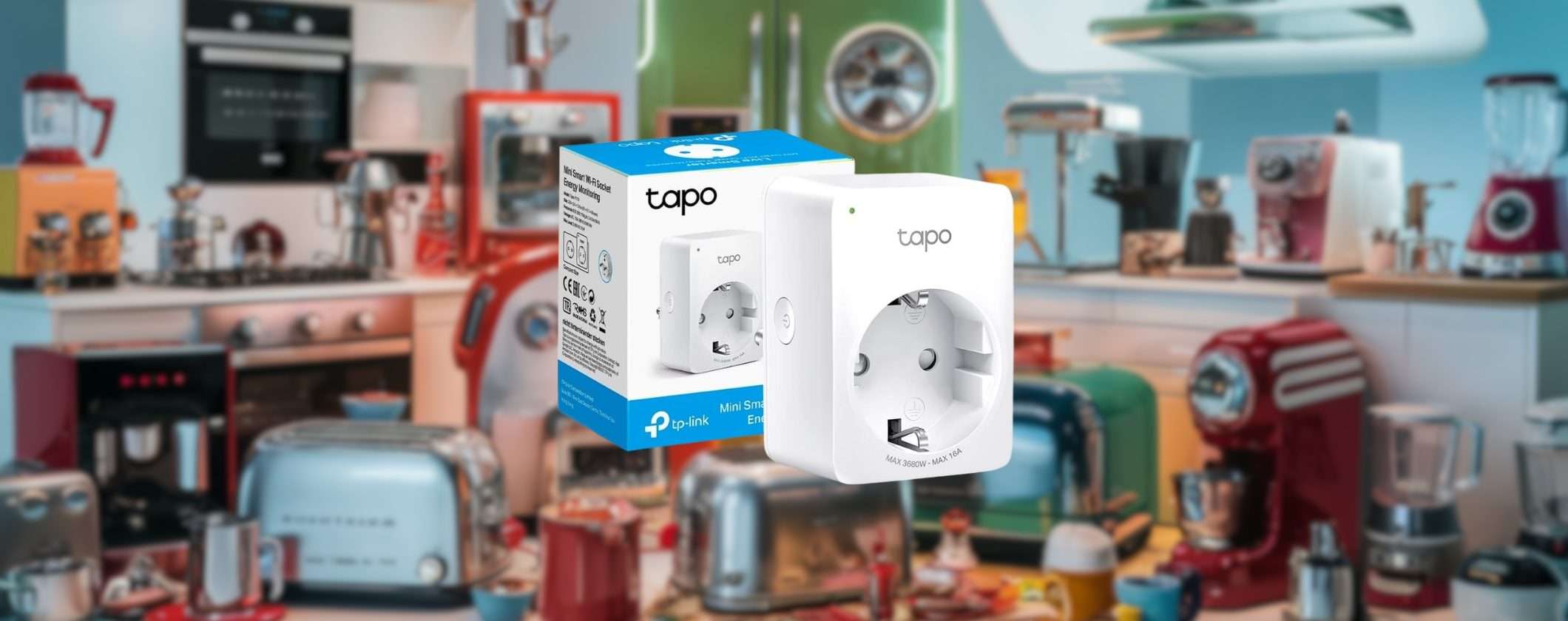 Tutto diventa SMART con la Presa WiFi Tapo P110 sotto i 10€