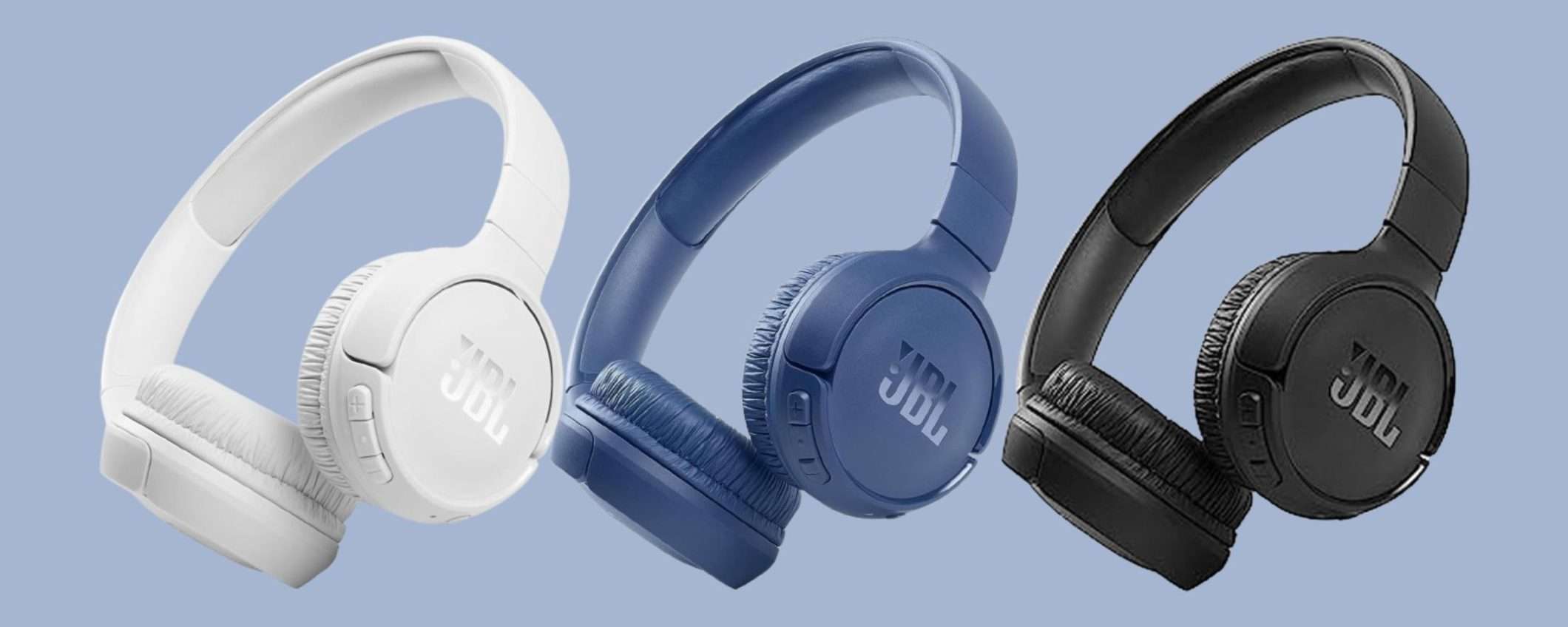 Cuffie JBL Tune 510BT: Blu, Bianco o Nero? Il prezzo è sempre di 25€!