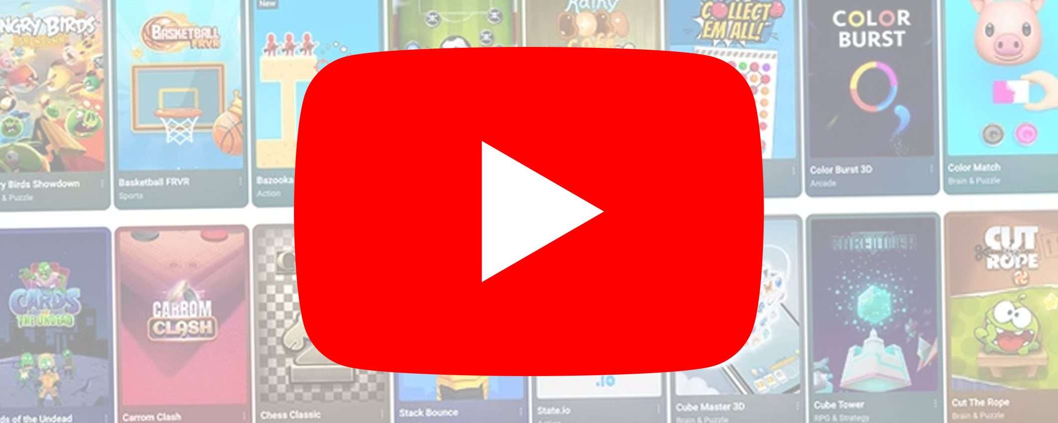 YouTube: i giochi Playables disponibili gratis per tutti