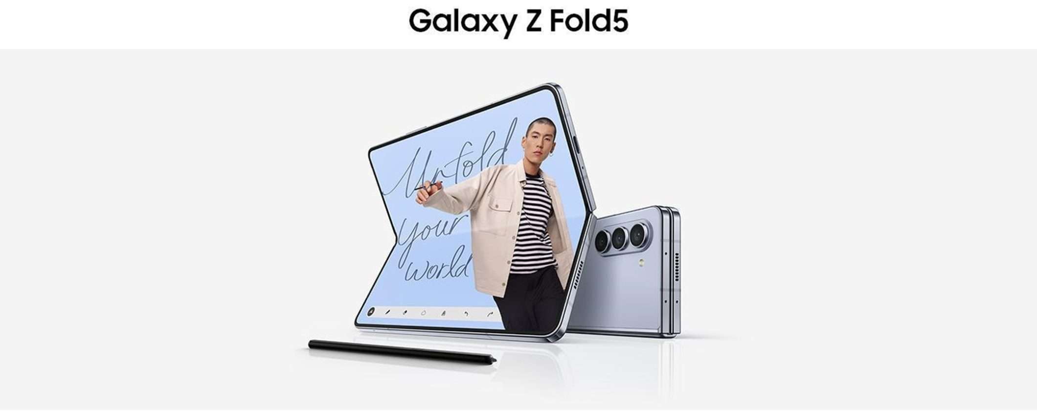 Samsung Galaxy Z Fold5: la versione con 12/256GB scontata di ben 600€ su Amazon