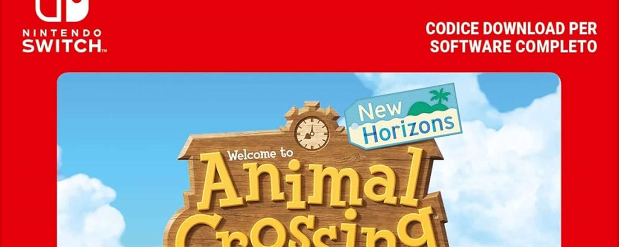 Animal Crossing: New Horizons, il codice download a soli 46€ su Amazon