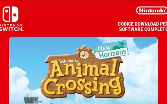 Animal Crossing: New Horizons, il codice download a soli 46€ su Amazon