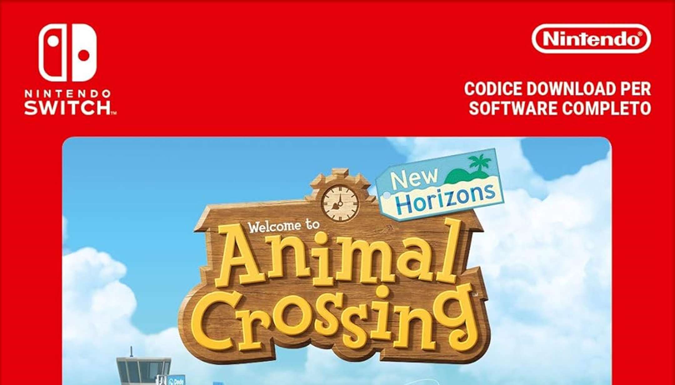 Animal Crossing: New Horizons, il codice download a soli 46€ su Amazon