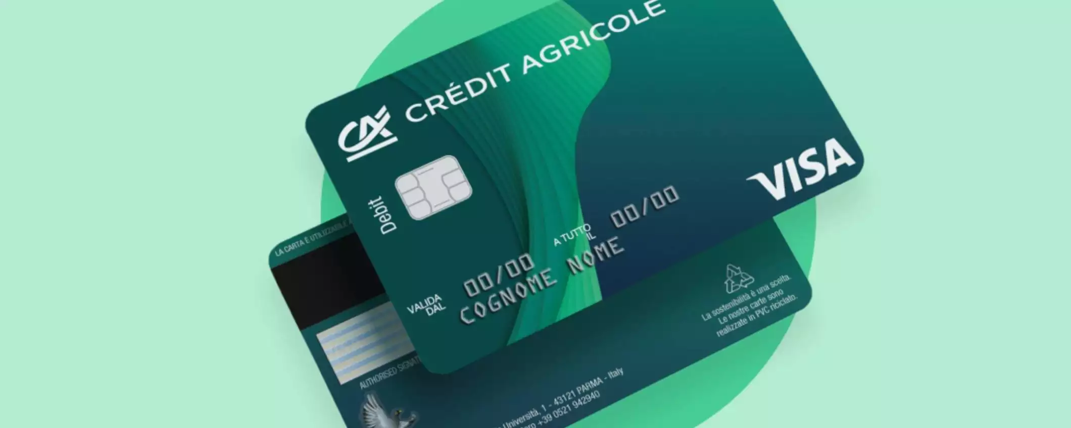 Carta di credito con Crédit Agricole: tua in pochi minuti