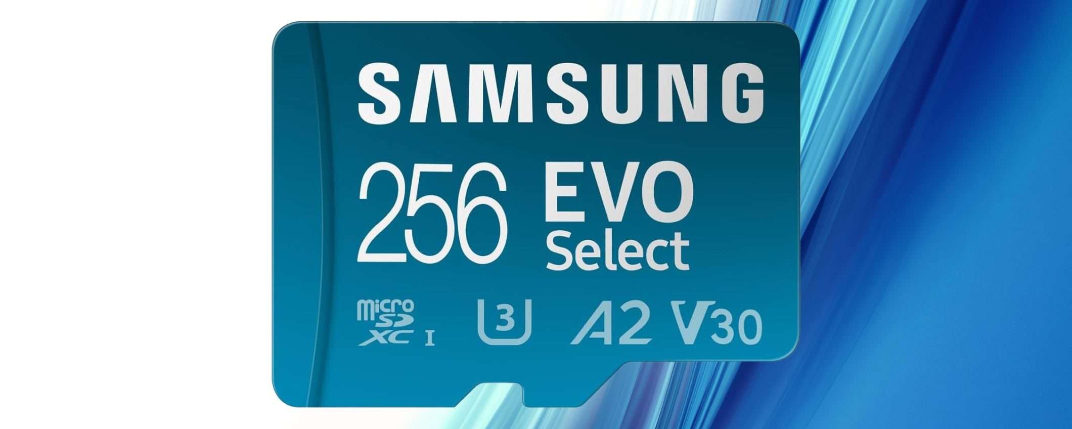 Velocissima microSD Samsung 256GB in sconto su Amazon (-13%)