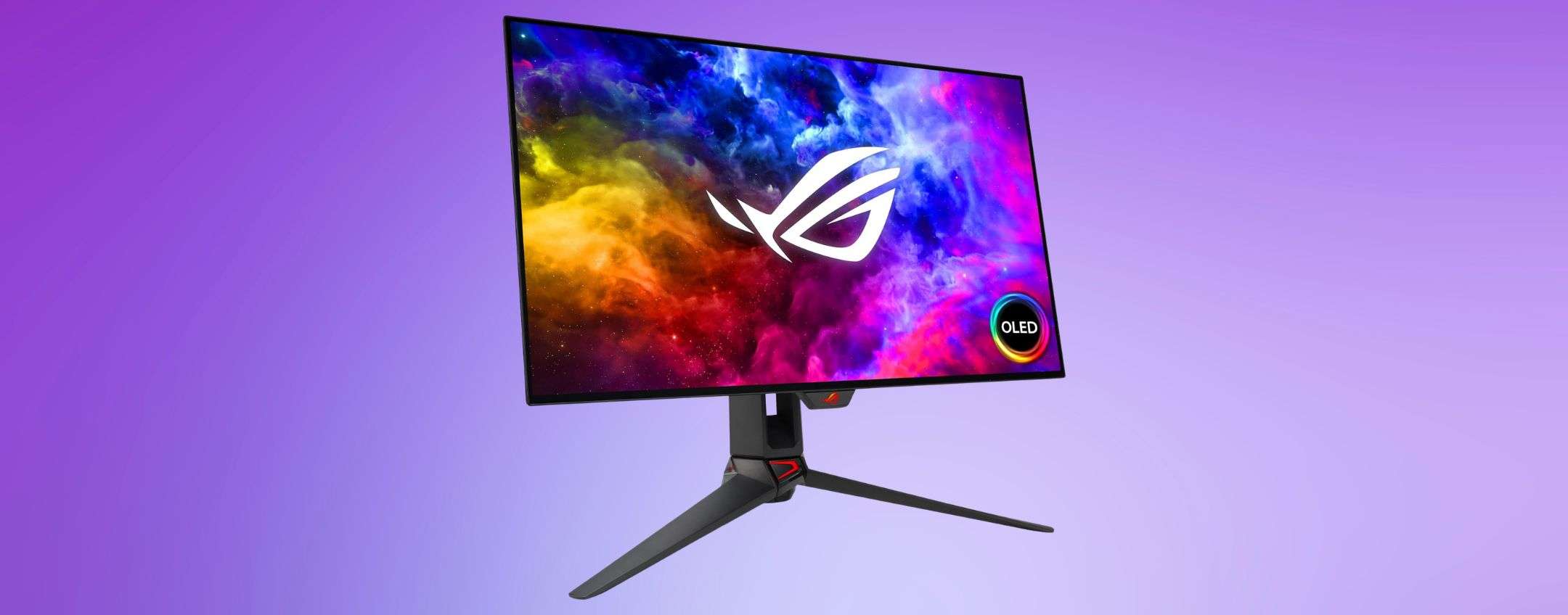 Monitor da gaming ASUS (27″ QHD, OLED, 240Hz, 0,03ms) con 300 euro di sconto