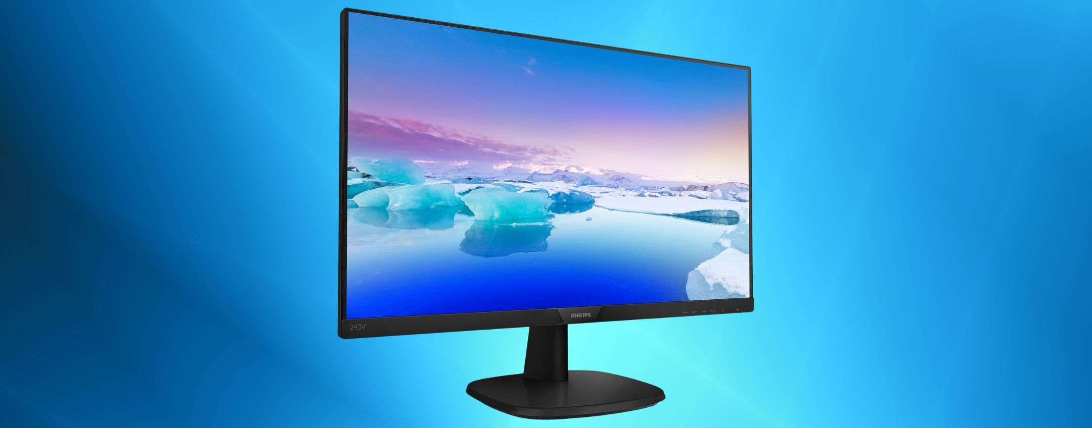 Monitor Philips 24″ a 69,99 euro (-41%): la BOMBA AMAZON che non ti aspetti