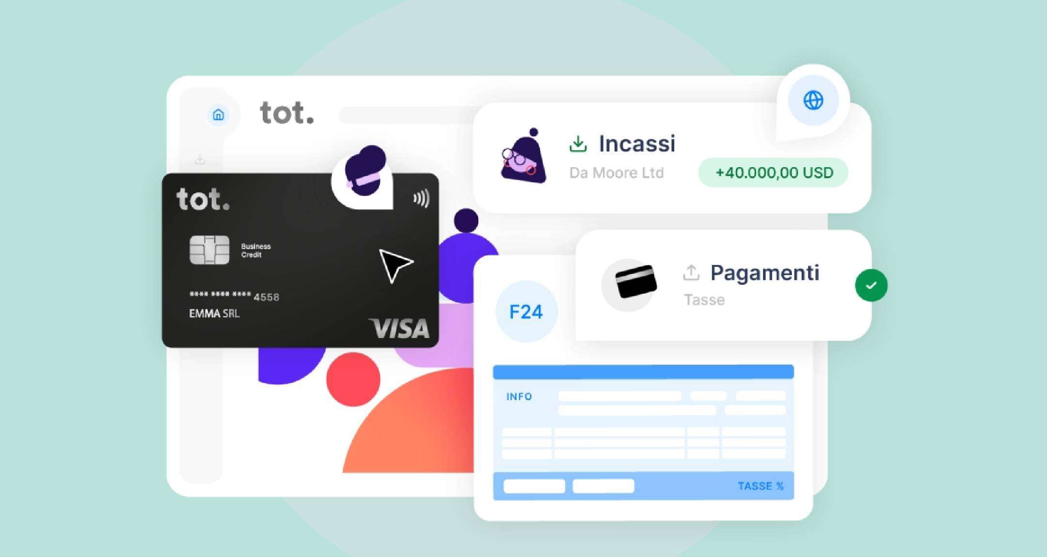 Tot: il tuo conto business gratis per 3 mesi con carta aziendale inclusa