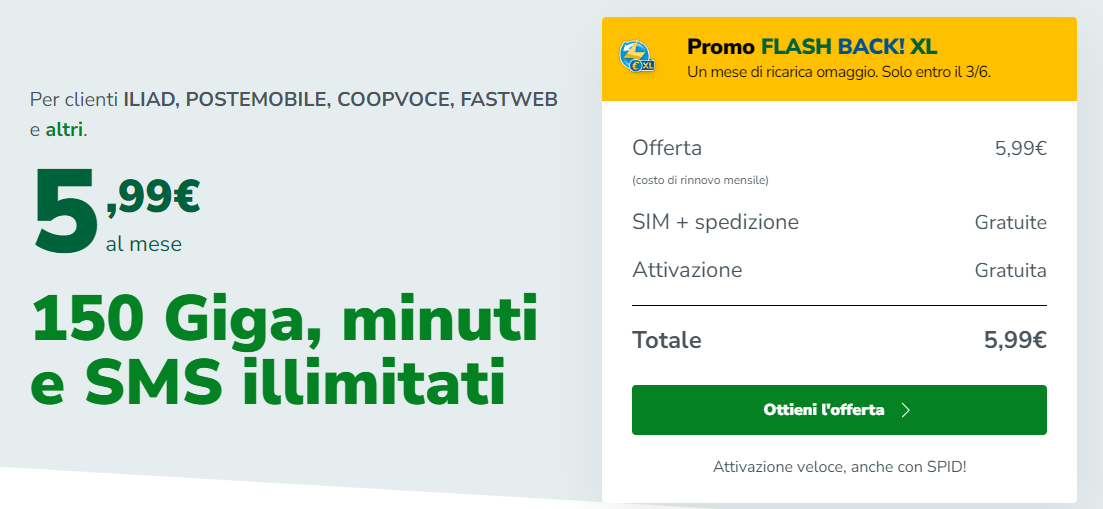 Offerta in scadenza