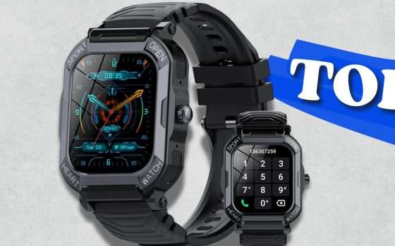 Questo smartwatch è FORTE con salute, sport e chiamate Bluetooth