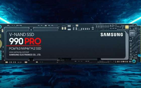 SSD Samsung 900 PRO NVMe M2 da 1TB in ottimo sconto su Amazon (-38%)