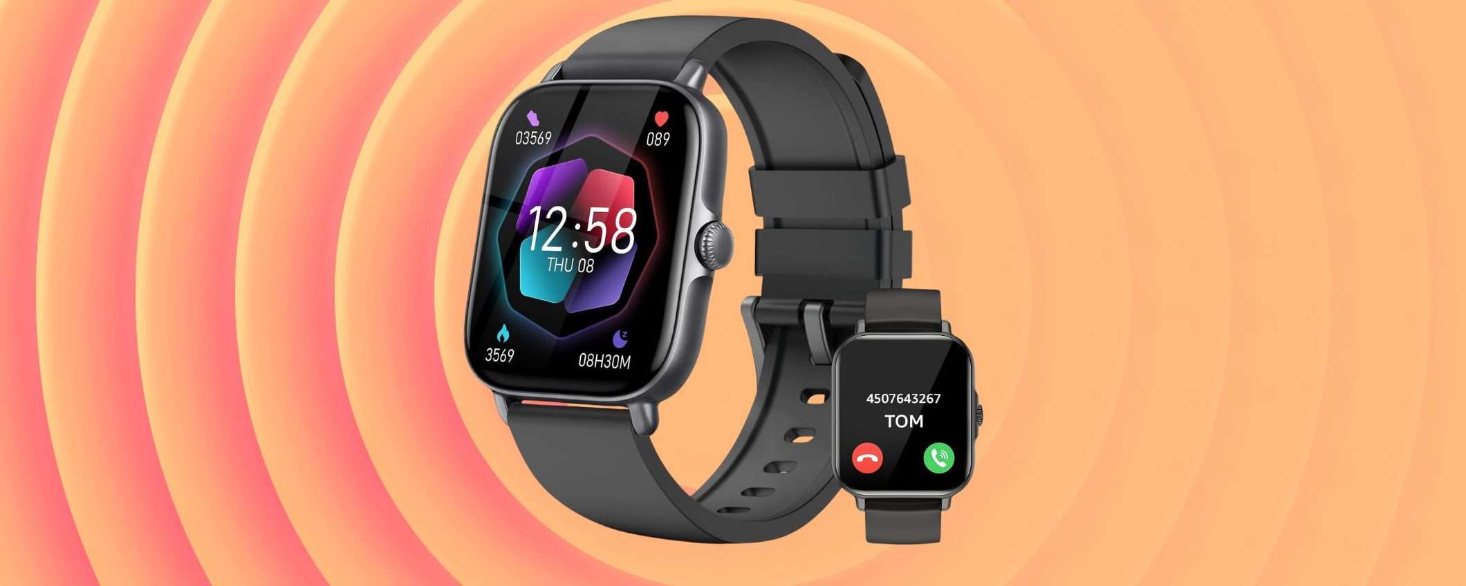 Smartwatch a 16,99 euro: Amazon lo sta SVENDENDO con l'81% di sconto