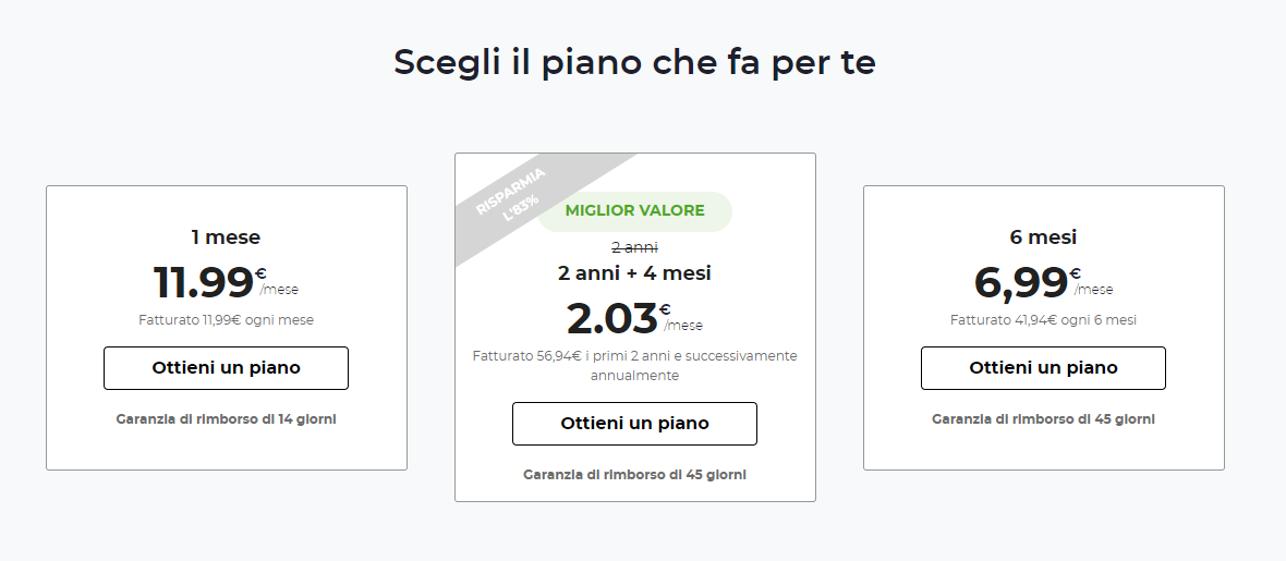 VPN in sconto